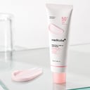 Medicube PDRN Pink Tone Up Sun Cream pink-tinted lightweight cream texture