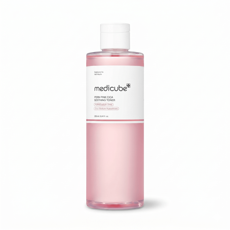 Medicube PDRN Pink Cica Soothing Toner 250ml - Korean brightening toner