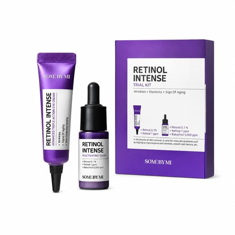 Some By Mi Retinol Intense Trial Kit - Korean retinol serum and eye cream duo
