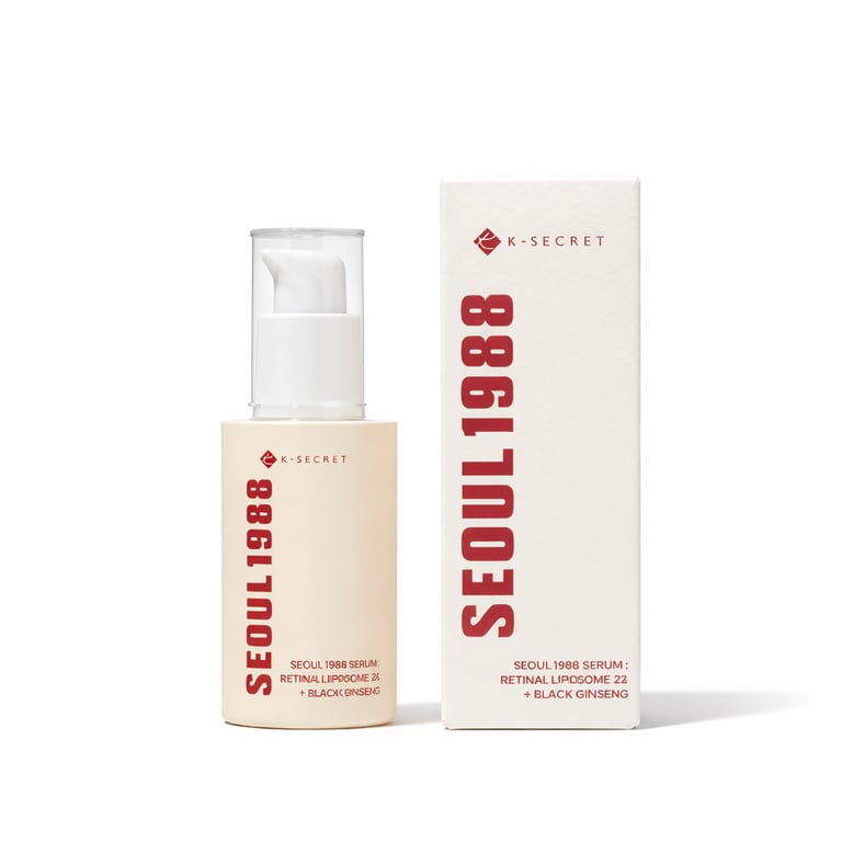 سيروم سيول 1988 ريتينال ليبوسوم 2% + الجنسنغ الأسود من كيه-سيكريت — سيروم كوري مقاوم لعلامات التقدّم بالسن