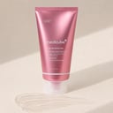 Medicube PDRN Booster Gel smooth clear gel texture swatched on skin