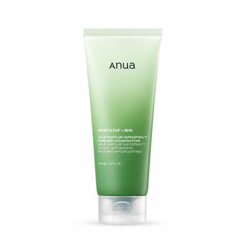 Anua Heartleaf Quercetinol Pore Deep Cleansing Foam 150ml - Korean pore cleanser