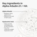 The Ordinary Alpha Arbutin 2% + HA - ingredients label back view