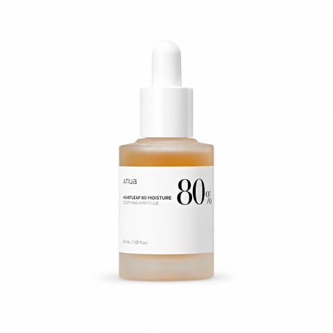 Anua Heartleaf 80% Moisture Soothing Ampoule 30ml - Korean calming ampoule