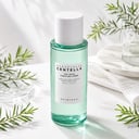 Skin1004 Tea-Trica Purifying Toner on vanity with acne care routine
