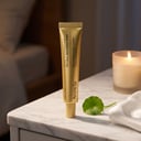Arencia Retinal Booster Shot on white marble vanity for nighttime routine