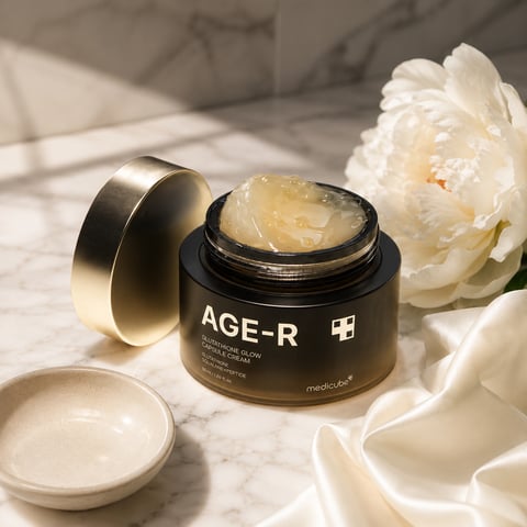 Medicube AGE-R Glutathione Glow Capsule Cream - Korean brightening lifting cream