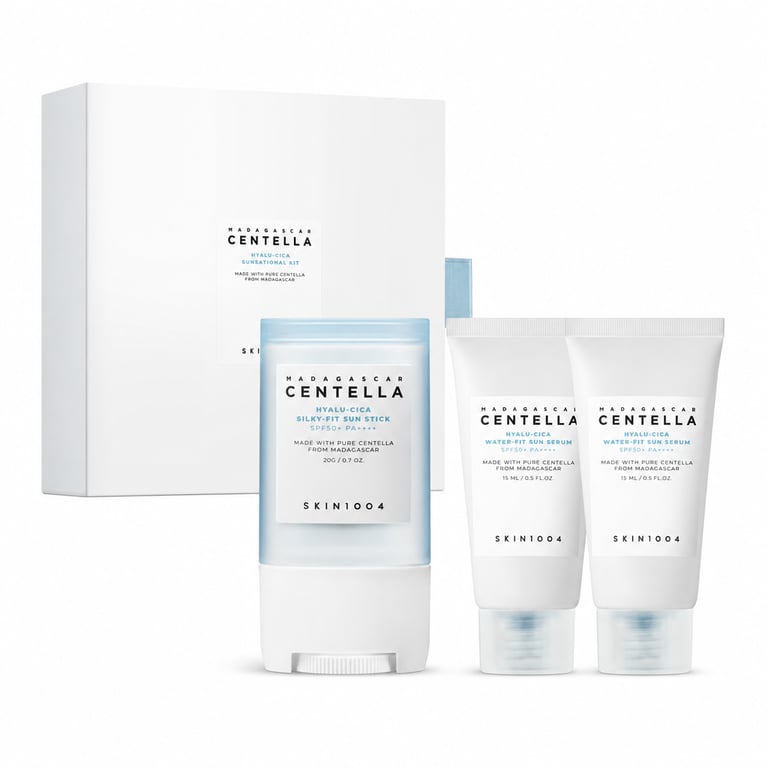 Skin1004 Hyalu-Cica Sunsational Kit 3pcs - Korean sunscreen travel set