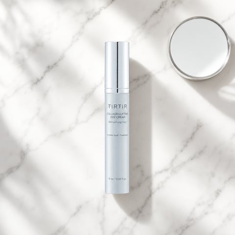 Tirtir Collagen Lifting Eye Cream 15ml - Korean peptide eye cream with roller