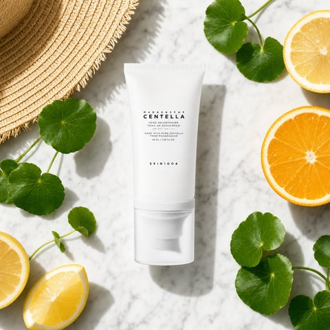 Skin1004 Centella Tone Brightening Tone-Up Sunscreen SPF50+ 50ml - Korean brightening sunscreen