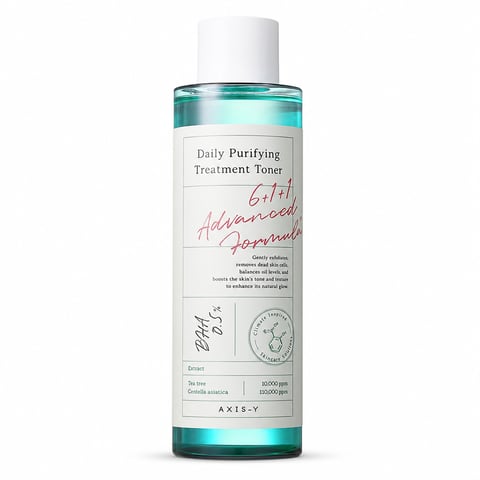 Axis-Y Daily Purifying Treatment Toner 200ml - Korean AHA BHA PHA exfoliating toner