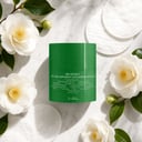 Dr Althea Pure Grinding Cleansing Balm on surface with botanical elements