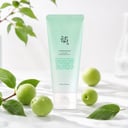 Beauty of Joseon Green Plum Cleanser on vanity with cleansing routine
