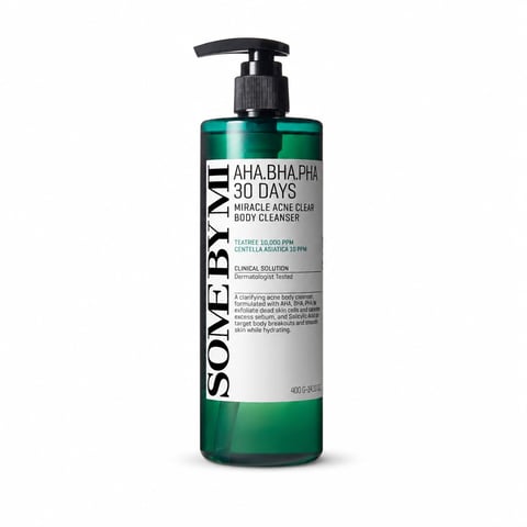 Some By Mi AHA BHA PHA 30 Days Miracle Acne Body Cleanser 400g - Korean body acne wash