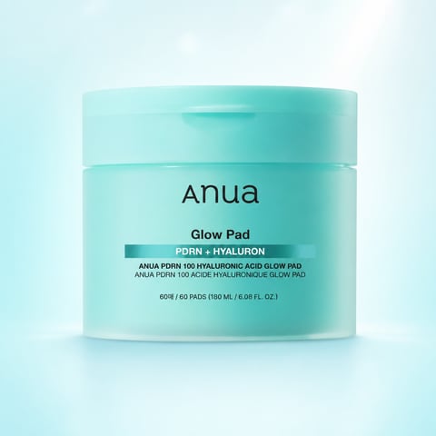 Anua PDRN 100 Hyaluronic Acid Glow Pad 60 pads - Korean PDRN toner pads