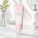 Skin1004 Poremizing Deep Cleansing Foam on bathroom vanity with cleansing routine