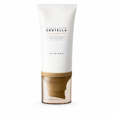 واقي شمس إير-فيت خفيف من سكن1004 - 50 مل - SPF30 PA++++ — واقي شمس معدني كوري خفيف