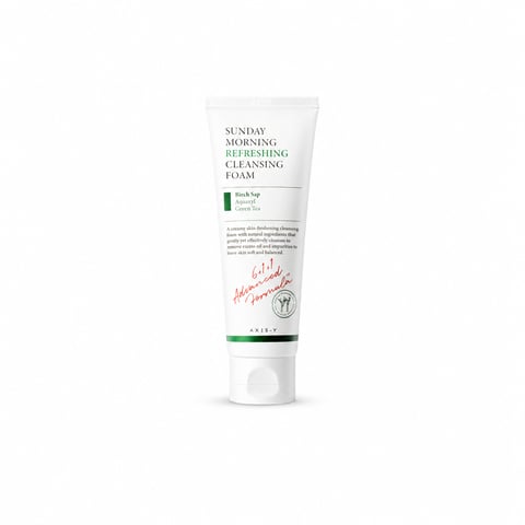 Axis-Y Sunday Morning Refreshing Cleansing Foam 120ml - Korean gentle cleansing foam