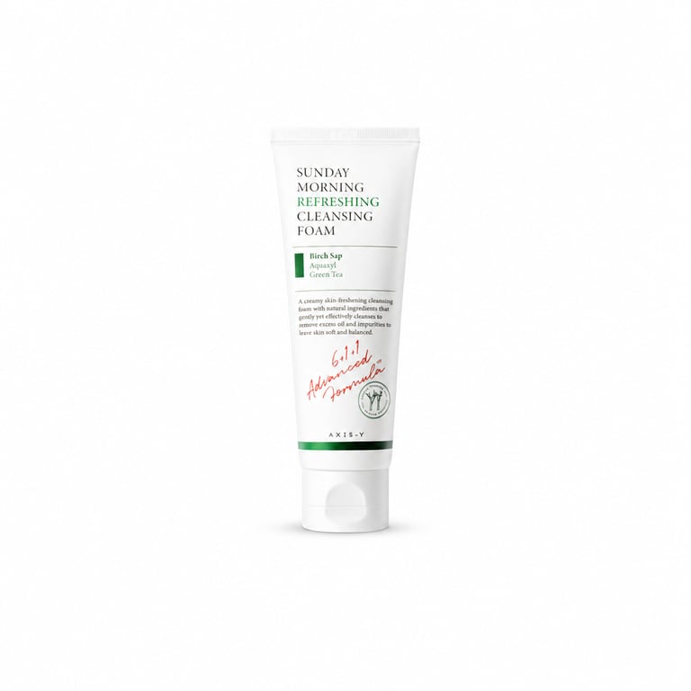Axis-Y Sunday Morning Refreshing Cleansing Foam 120ml - Korean gentle cleansing foam
