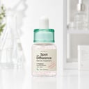 Axis-Y Blemish Treatment on vanity with acne care routine