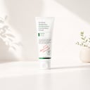 Axis-Y Sunday Morning Cleansing Foam on vanity with morning skincare routine