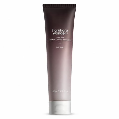 Haruharu Wonder Black Rice Moisture 5.5 Soft Cleansing Gel 100ml - Korean low-pH cleanser