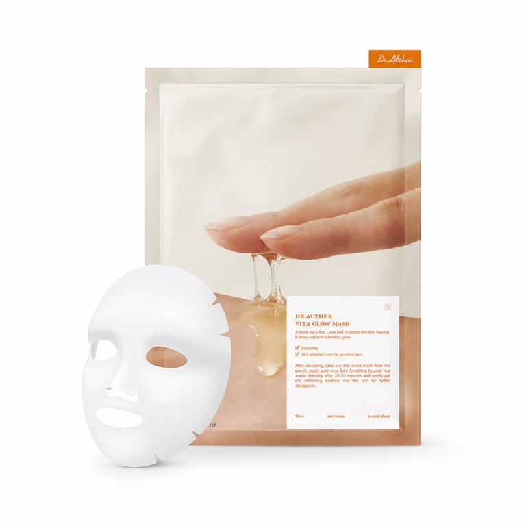 Dr Althea Vita Glow Mask 5 Pack - Korean brightening sheet mask