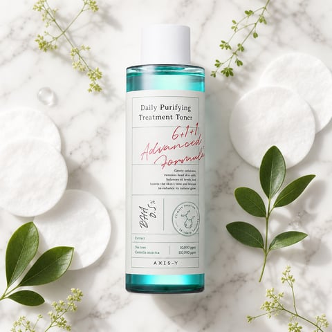 Axis-Y Daily Purifying Treatment Toner 200ml - Korean AHA BHA PHA exfoliating toner