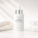 Tirtir Ceramic Milk Ampoule on vanity with barrier repair routine