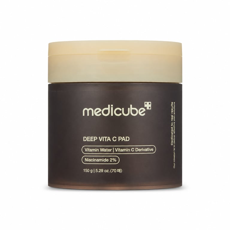 Medicube Deep Vita C Pad 70ea - Korean vitamin C brightening toner pads