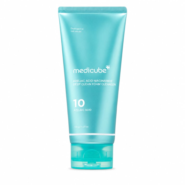 Medicube Azelaic Acid Niacinamide Deep Clean Foam Cleanser 120g - Korean brightening cleanser