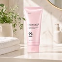 Medicube PDRN Pink Niacinamide Whip Cleanser on bathroom surface