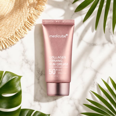 Medicube Collagen Firming Sun Cream SPF50+ 50ml - Korean anti-aging sunscreen