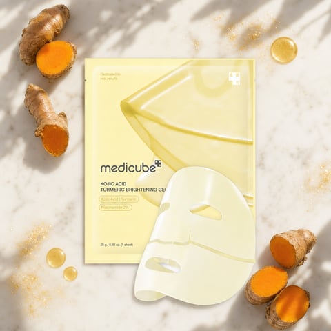 Medicube Kojic Acid Turmeric Brightening Gel Mask 4ea - Korean jelly mask