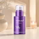 Medicube Retinol NMN Boosting Serum on vanity with evening skincare