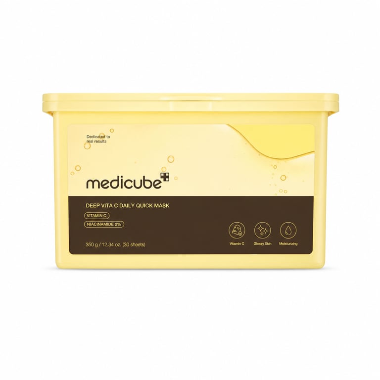 Medicube Deep Vita C Daily Quick Mask 30 Sheets - Korean daily brightening mask