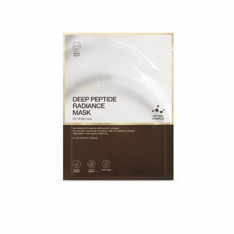 Medicube Deep Peptide Radiance Mask - Korean peptide sheet mask