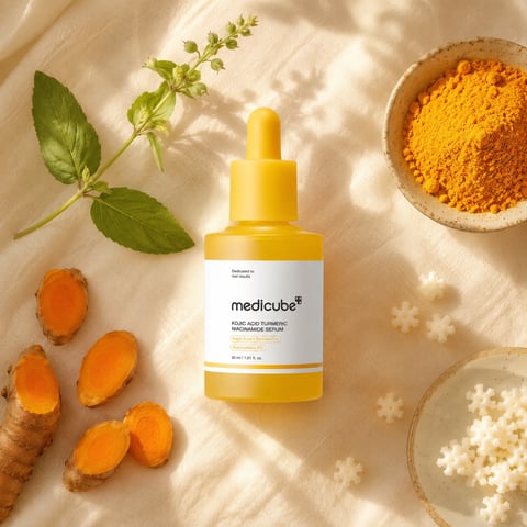 Medicube Kojic Acid Turmeric Niacinamide Serum 30ml - Korean brightening serum