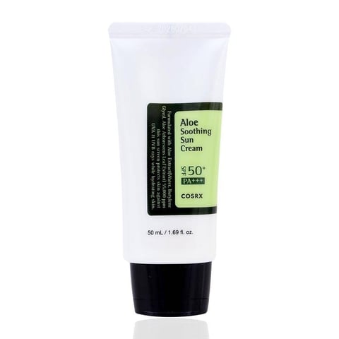 COSRX Aloe Soothing Sun Cream SPF50+ 50ml - Korean hydrating sunscreen