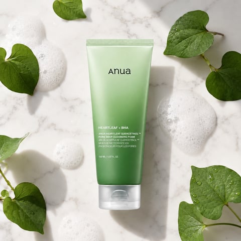 Anua Heartleaf Quercetinol Pore Deep Cleansing Foam 150ml - Korean pore cleanser