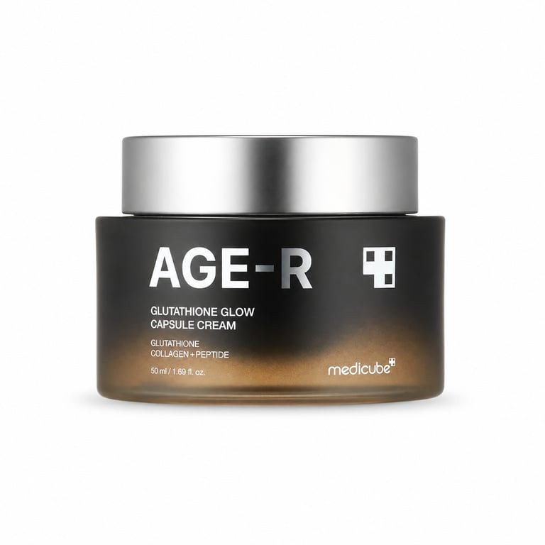 Medicube AGE-R Glutathione Glow Capsule Cream - Korean brightening lifting cream