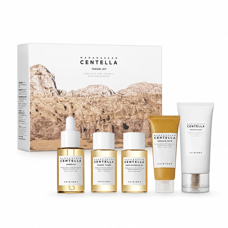 Skin1004 Madagascar Centella Travel Kit 5 pieces - Korean skincare set
