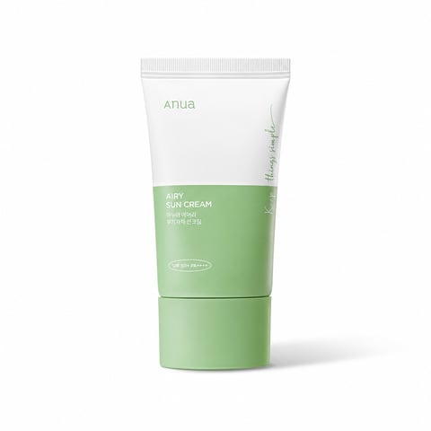 Anua Airy Sun Cream SPF50+ PA++++ 50ml - Korean mineral sunscreen
