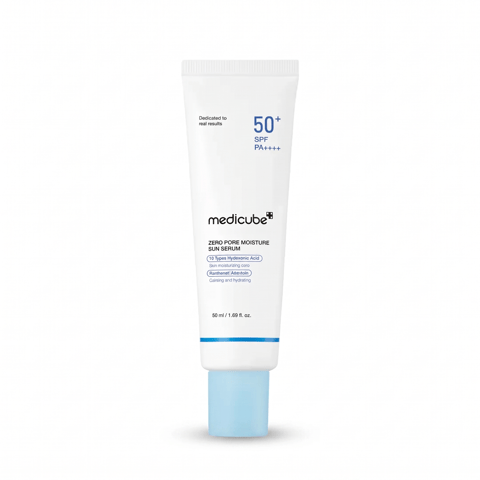 Medicube Zero Pore Moisture Sun Serum SPF50+ 50ml - Korean hydrating sunscreen