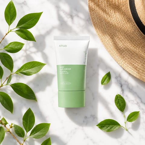 Anua Airy Sun Cream SPF50+ PA++++ 50ml - Korean mineral sunscreen