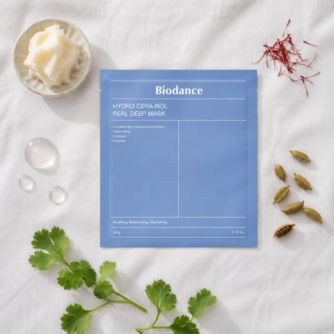 Biodance Hydro Cera-nol Real Deep Mask 34g - Korean ceramide barrier mask