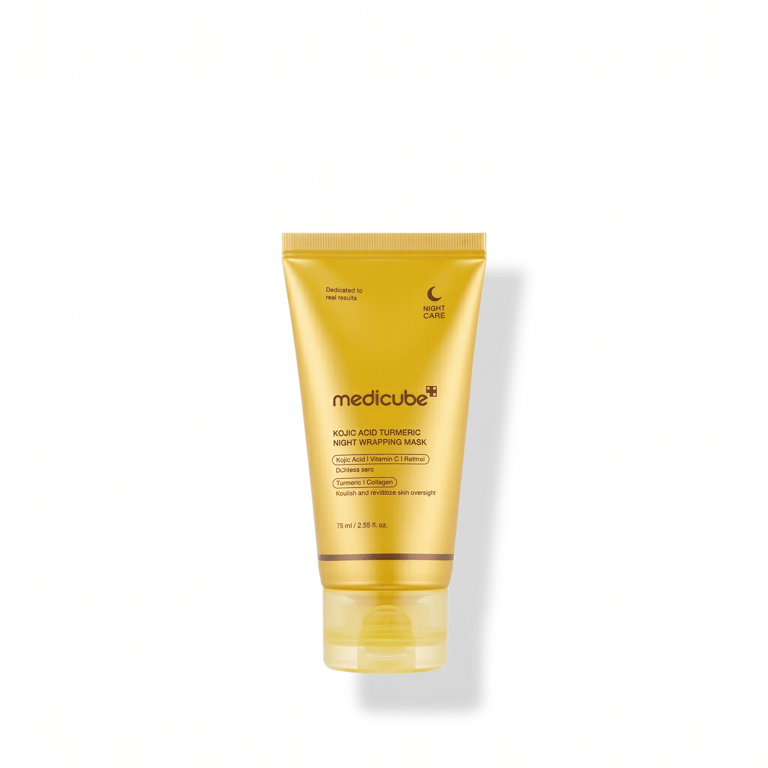 Medicube Kojic Acid Turmeric Night Wrapping Mask 75ml - Korean overnight brightening mask