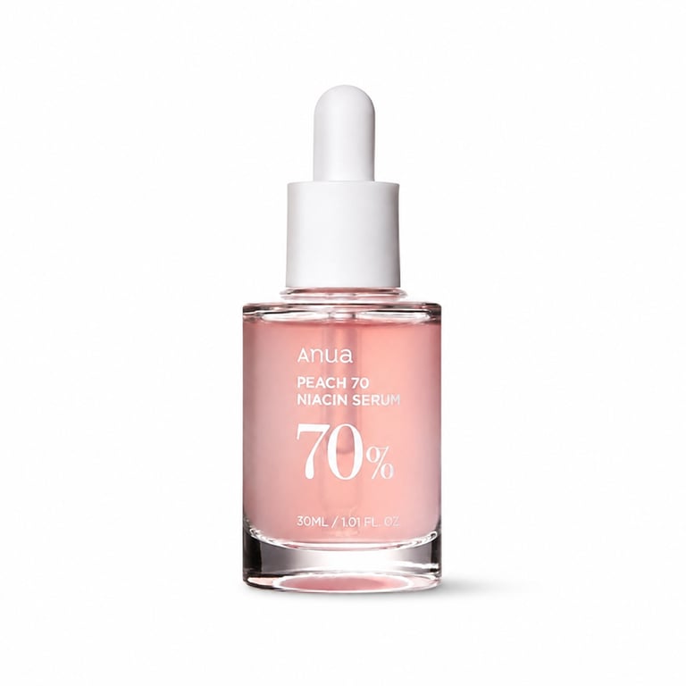 Anua Peach 70% Niacin Serum 30ml - Korean brightening serum with peach extract