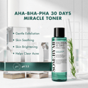 Some By Mi AHA BHA PHA Miracle Toner - ingredients label back view