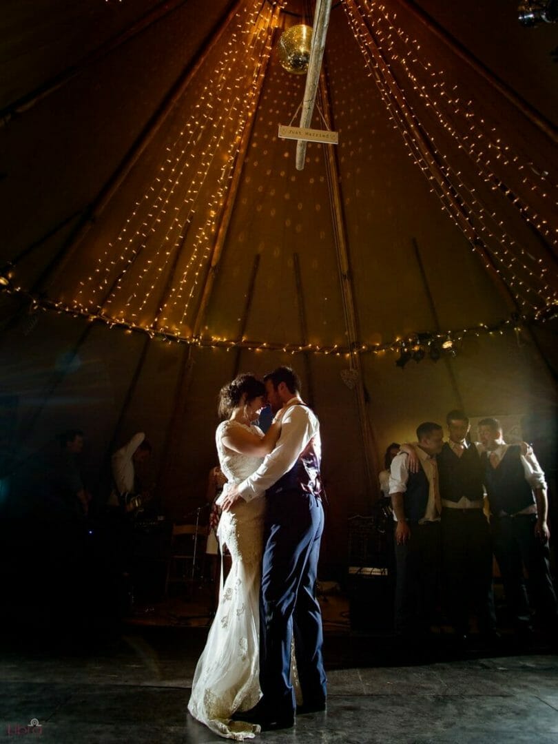 First dance in a tipi in Dorset